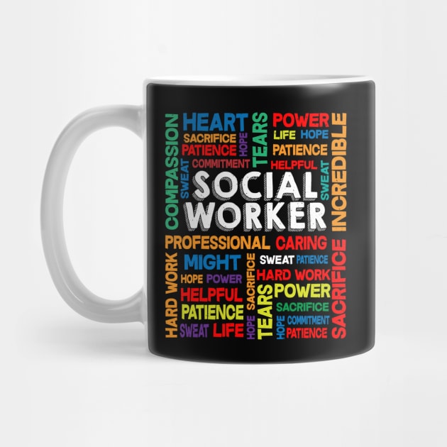 Social Work Month Social Worker Gift by 2blackcherries